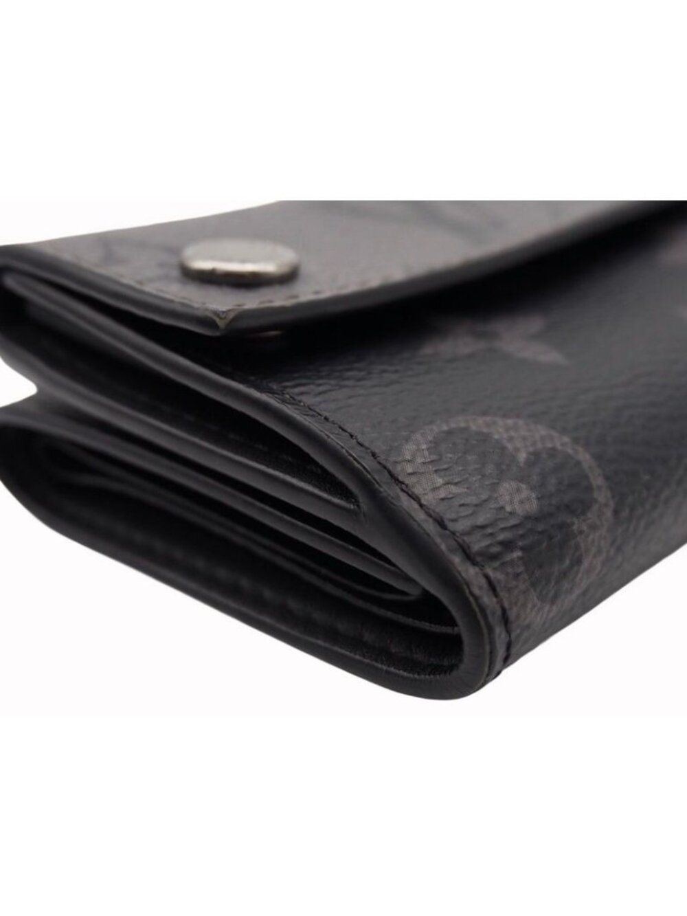 Louis Vuitton Discovery Compact Wallet Trifold Monogram Eclipse Canvas - Picture 4 of 15